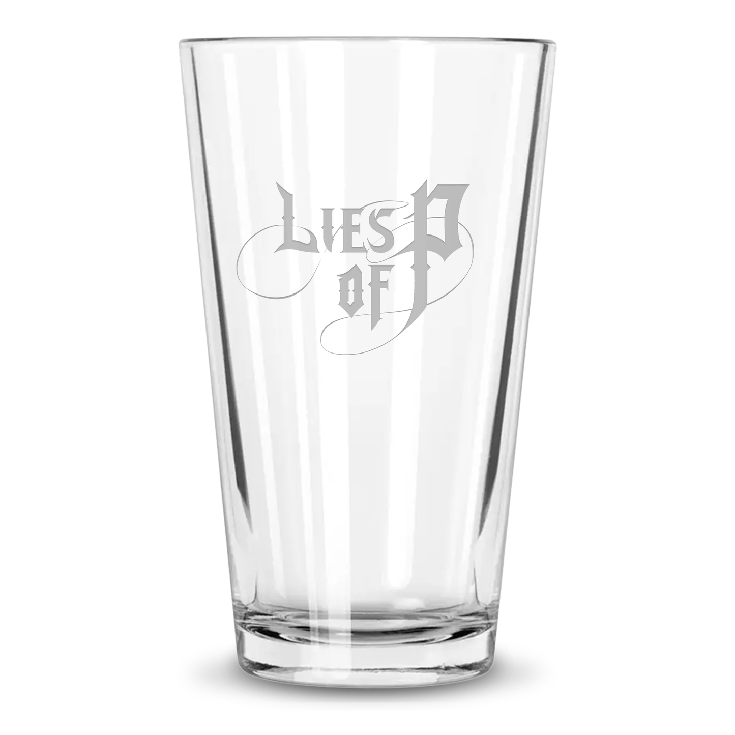 Etched Lies of P Pint Glasses - Lies of P Logo and Monad's Lamp - Paired in Gift Box