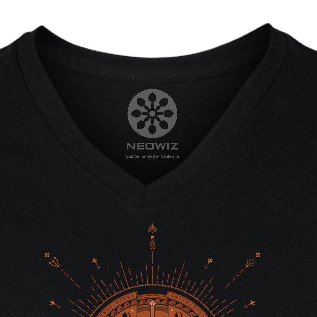 Lies of P - Aegis V-Neck T Shirt (Black Body)