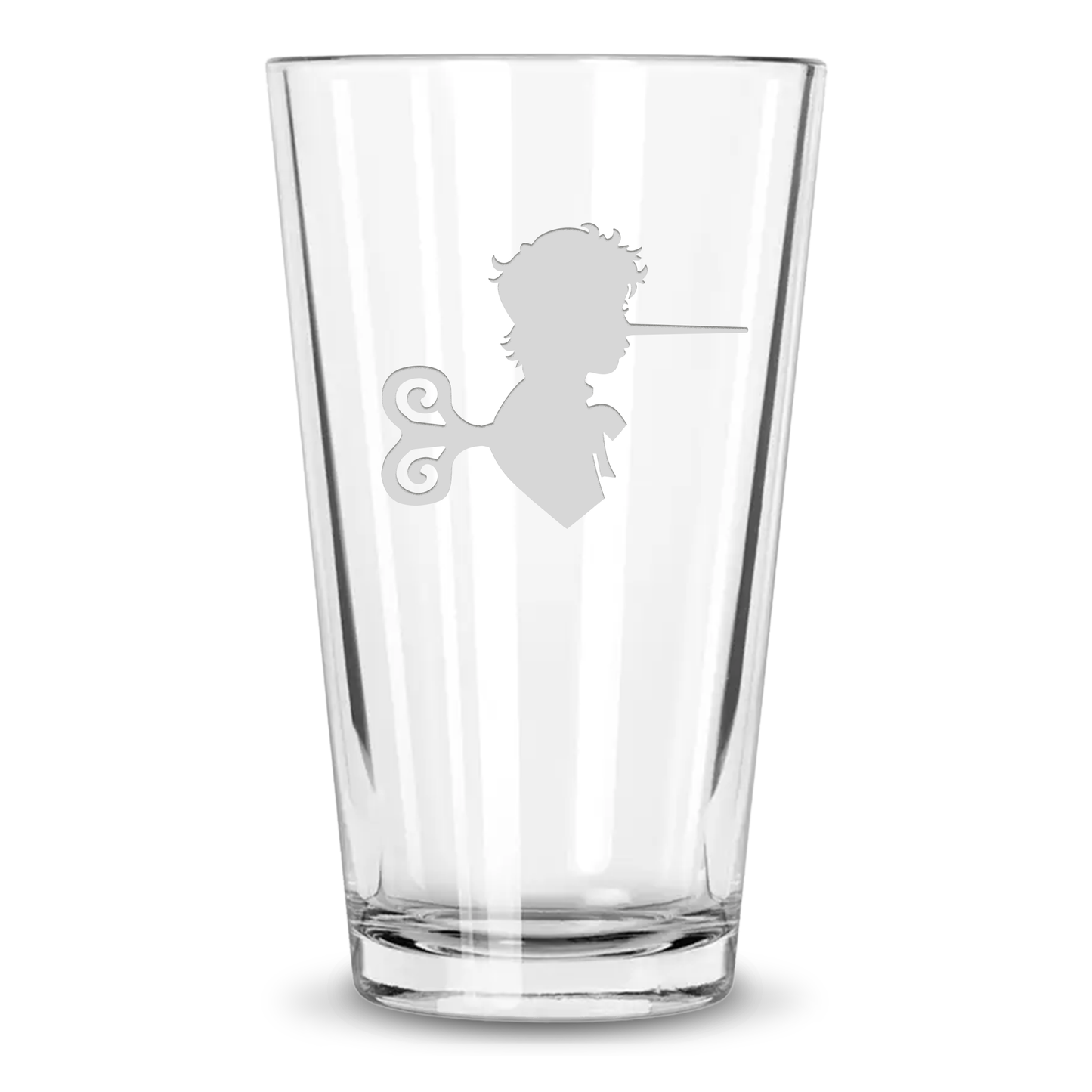 Etched Lies of P Pint Glasses - Load Screen Silhouette & P Organ - Paired in Gift Box