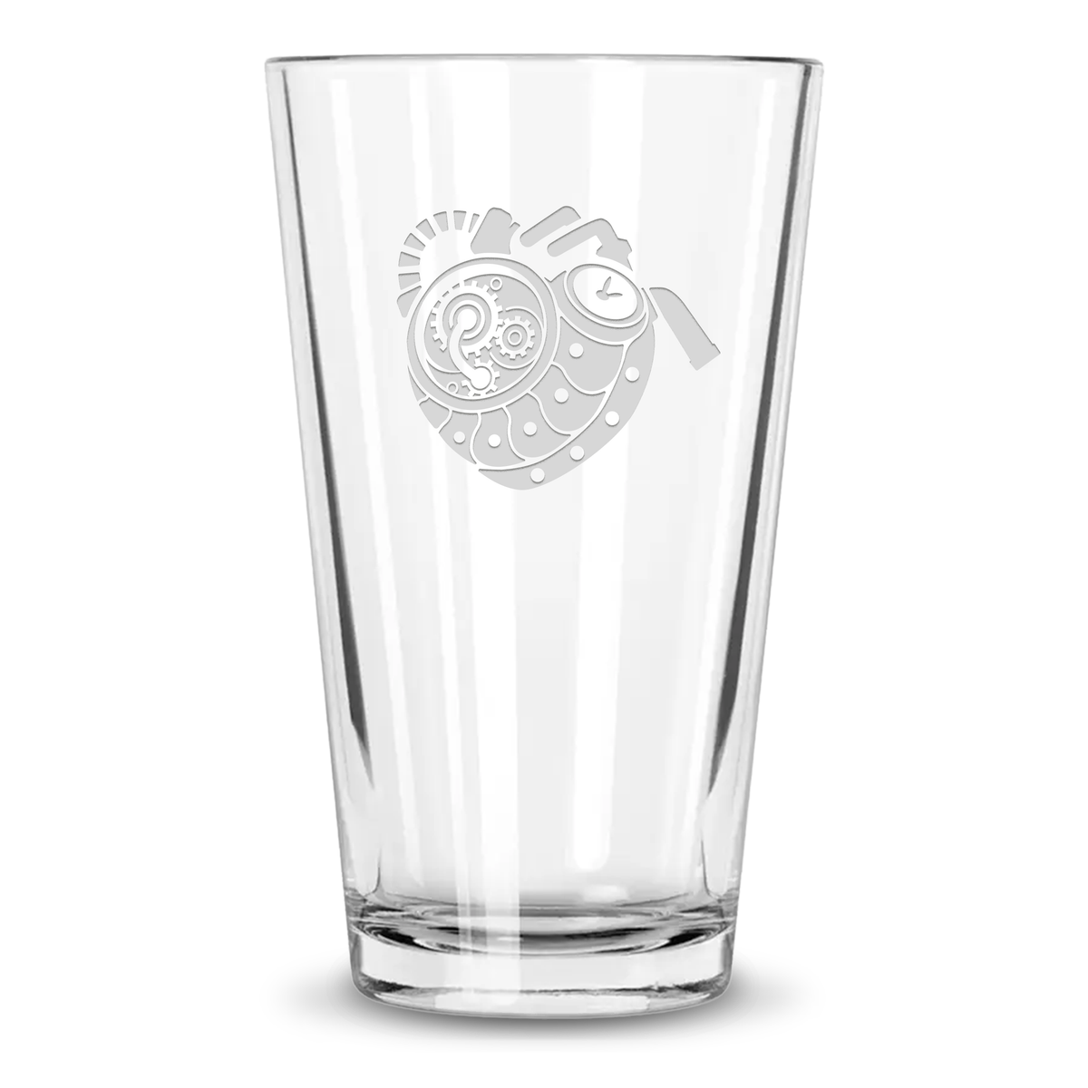 Etched Lies of P Pint Glasses - Load Screen Silhouette & P Organ - Paired in Gift Box