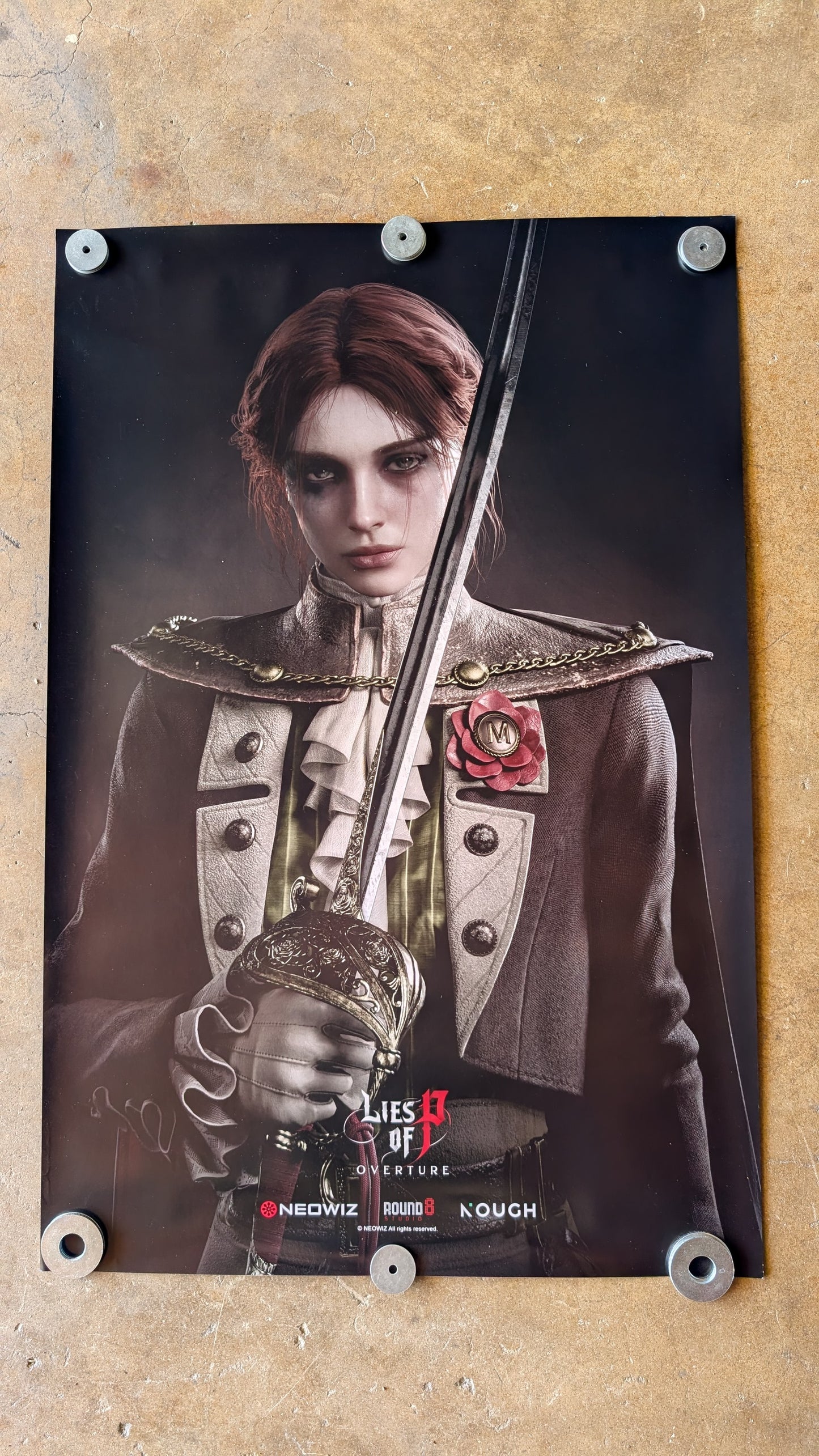 LIMITED EDITION - Lies of P Lea/Arlecchino tradeshow poster - 2-Sided - 30"x 20" (Gamescom edition)
