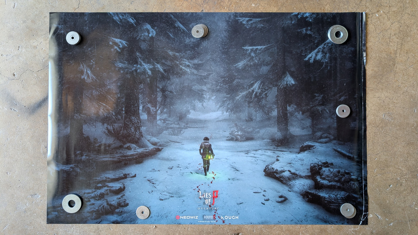 LIMITED EDITION - Lies of P Veronique and P tradeshow poster - 2-Sided - 30"x 20" (Gamescom edition)