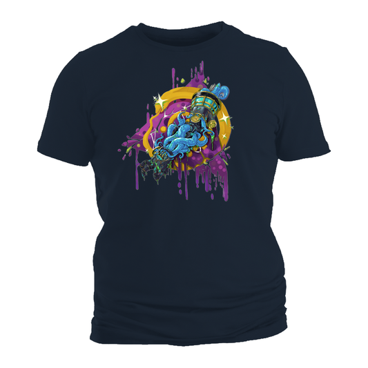 Lies of P - Pandemonium T Shirt (True Navy Body)