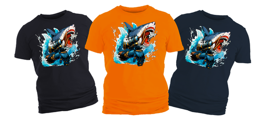 Lies of P - Puppet String T-Shirt - Graphic on Front, Logo on Back (Black, Navy Blue, Orange)