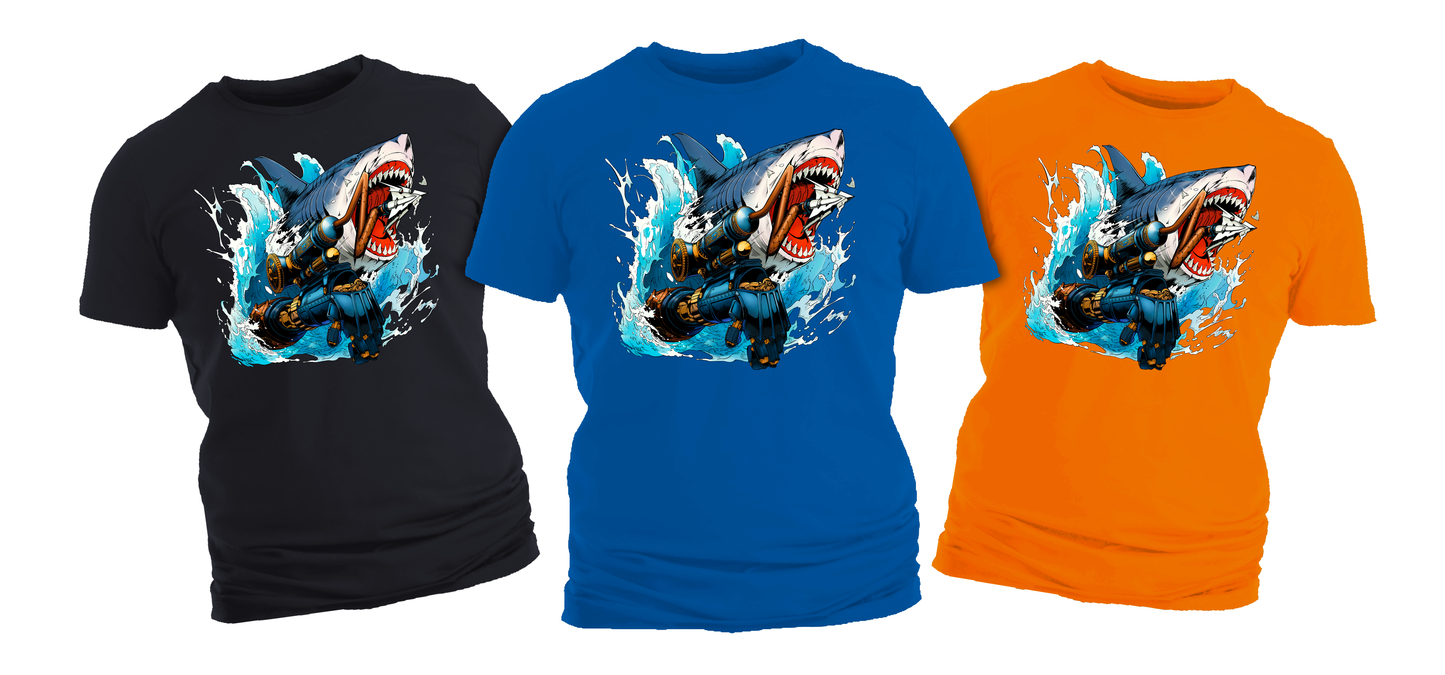 Lies of P - Puppet String T-Shirt - Graphic on Front, Logo on Back (Black, Royal Blue, Orange)