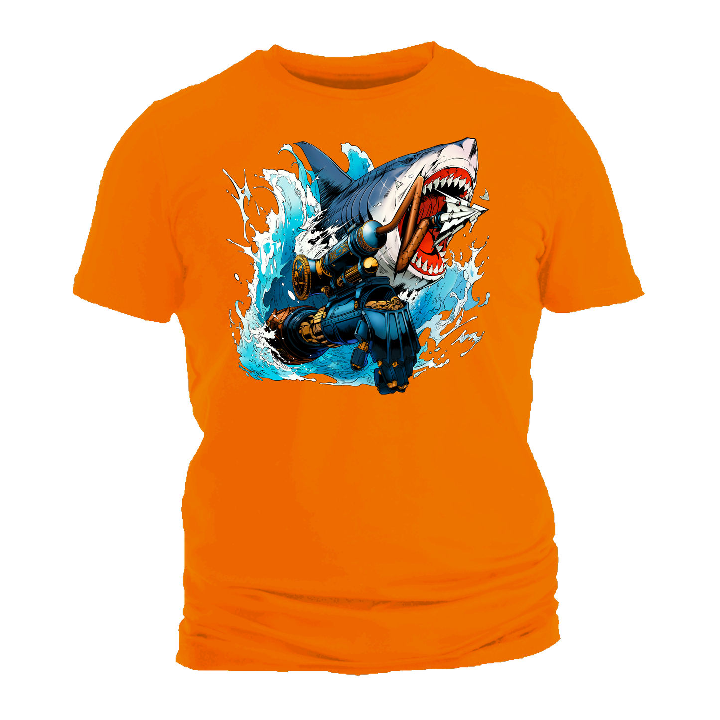 Lies of P - Puppet String T-Shirt - Graphic on Front, Logo on Back (Black, Royal Blue, Orange)