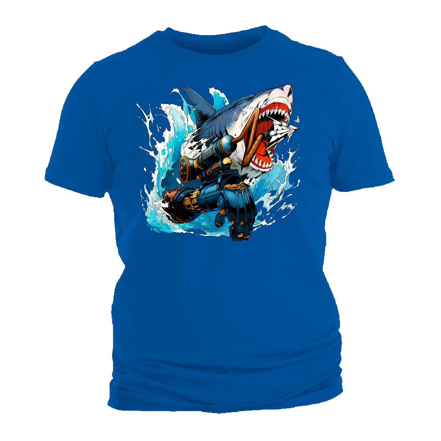 Lies of P - Puppet String T-Shirt - Graphic on Front, Logo on Back (Black, Royal Blue, Orange)