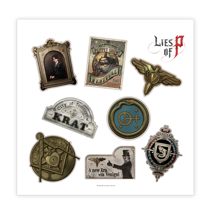 Lies of P Stickers - Complete Collection Bundle