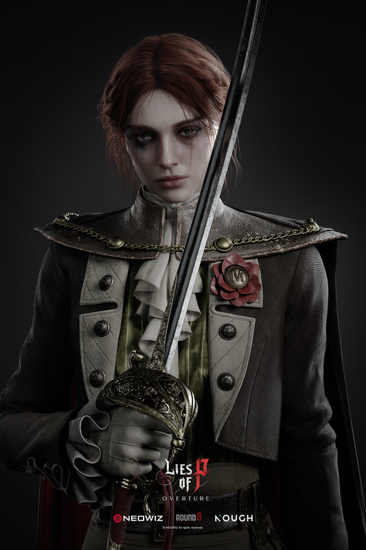 LIMITED EDITION - Lies of P Lea/Arlecchino tradeshow poster - 2-Sided - 30"x 20" (Gamescom edition)